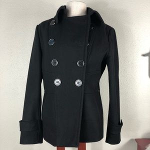 Kenneth Cole Double Breasted Peacoat Jacket Size 6